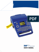 BMP71 UserGuide Europe English