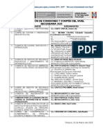 Comisiones - Comites de Trabajo Período Escolar 2020 (Trabajo en Equipo)