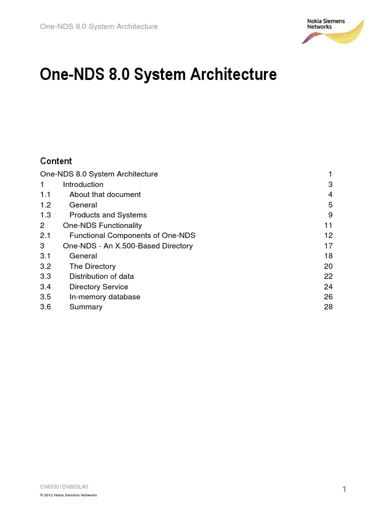 01 CN65301EN86GLA0 System Architecture | PDF | Ip Multimedia Subsystem ...