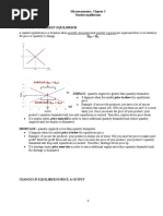 Microeconomics: Chapter 3 Market Equilibrium: DD SS