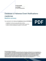 Database of Adverse Events Notifications