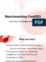 Benchmarking FreeBSD