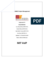 Mit Voip: MN601 Project Management