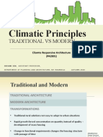 Climate Principles-Traditional Vs Modern