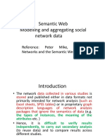 Semantic Web Modelling and Aggregating Social Network Data