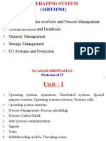 1 - UNIT - I - Operating Ssystem Overview and Process