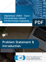 Digitalisasi UMKM - Kunci Pertumbuhan Inklusif Perekonomian Indonesia