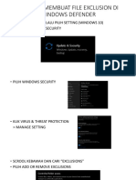 Tutorial Membuat File Exclusion Di Windows Defender
