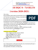 LỘ TRÌNH HỌC 0 - 7 IELTS - by IELTS Fighter - version 2020-2021