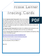 Uppercase Tracing Cards