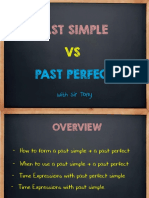 Past Simple Vs Past Perfect Class Presentation
