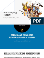 BimTek Pendamping UMKM - Membuat Rencana Pendamping UMKM