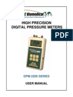 High Precision Digital Pressure Meters: DPM-2200 SERIES