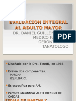 Evaluación integral del adulto mayor con la Escala de Tinetti