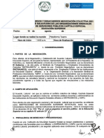 Acta Final de Acuerdos y Desacuerdos... Negociacion 2021