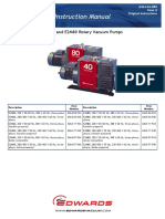 Instruction Manual: E2M40 and E2M80 Rotary Vacuum Pumps
