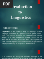 Intro To Linguistics