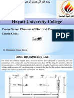 Elements of Electrical Power Systems-Lec05