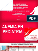 Anemia y Terapia Ambulatoria