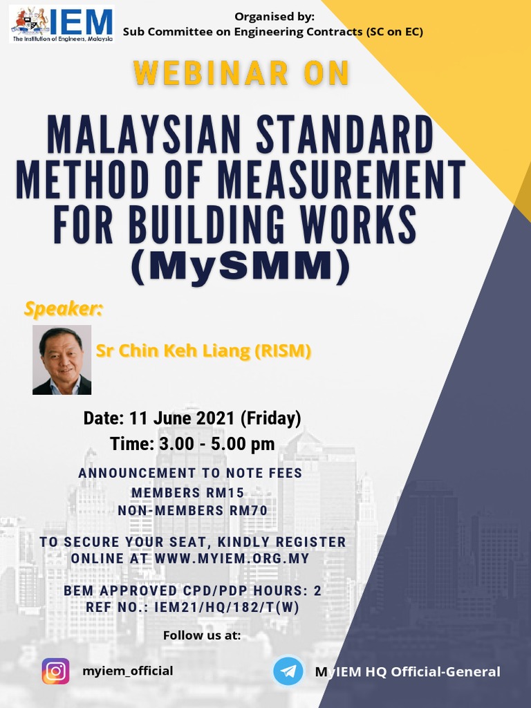 An Introduction to the Newly Developed Malaysian Standard Method of ...