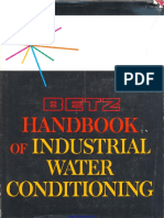 BETZ Handbook of Industrial Water Conditioning