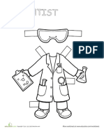 Career Paper Dolls Scientist