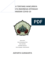 Makalah Tentang Hancurnya Pariwisata Indonesia Ditengah Pandemi Covid