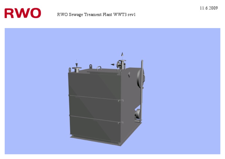 RWO Sewage Treatment Plant WWT3 Rev1 | PDF
