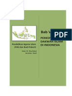 Bab 6 Perkembangan Dakwah Islam Di Indonesia