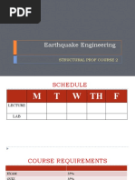 Earthquake Engineering: Structural Prof Course 2