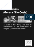 Guide to Preliminaries Costs for Construction Projects