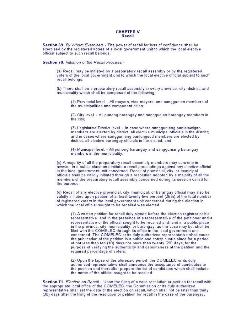 Limitations on Local Government Appointments | PDF | Oath Of Office ...