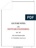 JNTUK 2-1 Software Engineering - UNIT-3 Final