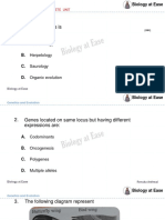 Biology Genetics and Evolution Quiz