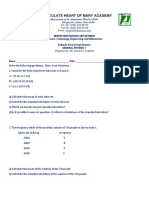 Estimate Errors and Variance Worksheet