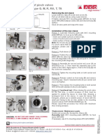 Maintenance / Repair of Pinch Valves Series VMC DN 100, Type G, M, R, RA, T, TA