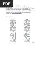 Microscopic Fiber Identification Guide | PDF | Textiles | Yarn