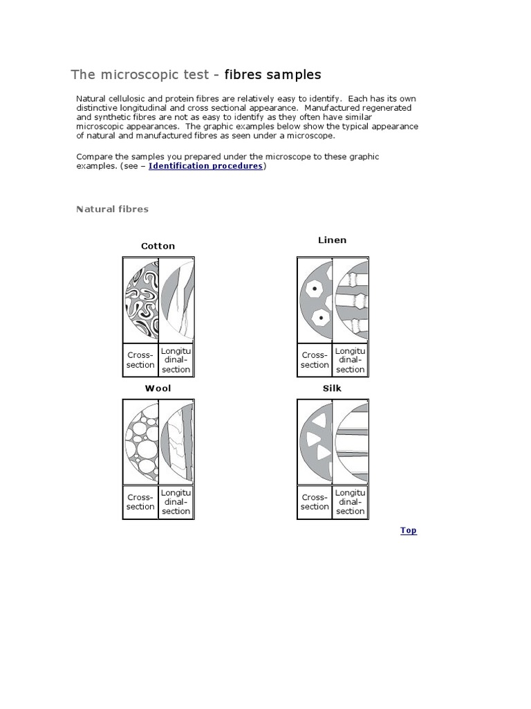 Microscopic Identification of Fibers | PDF