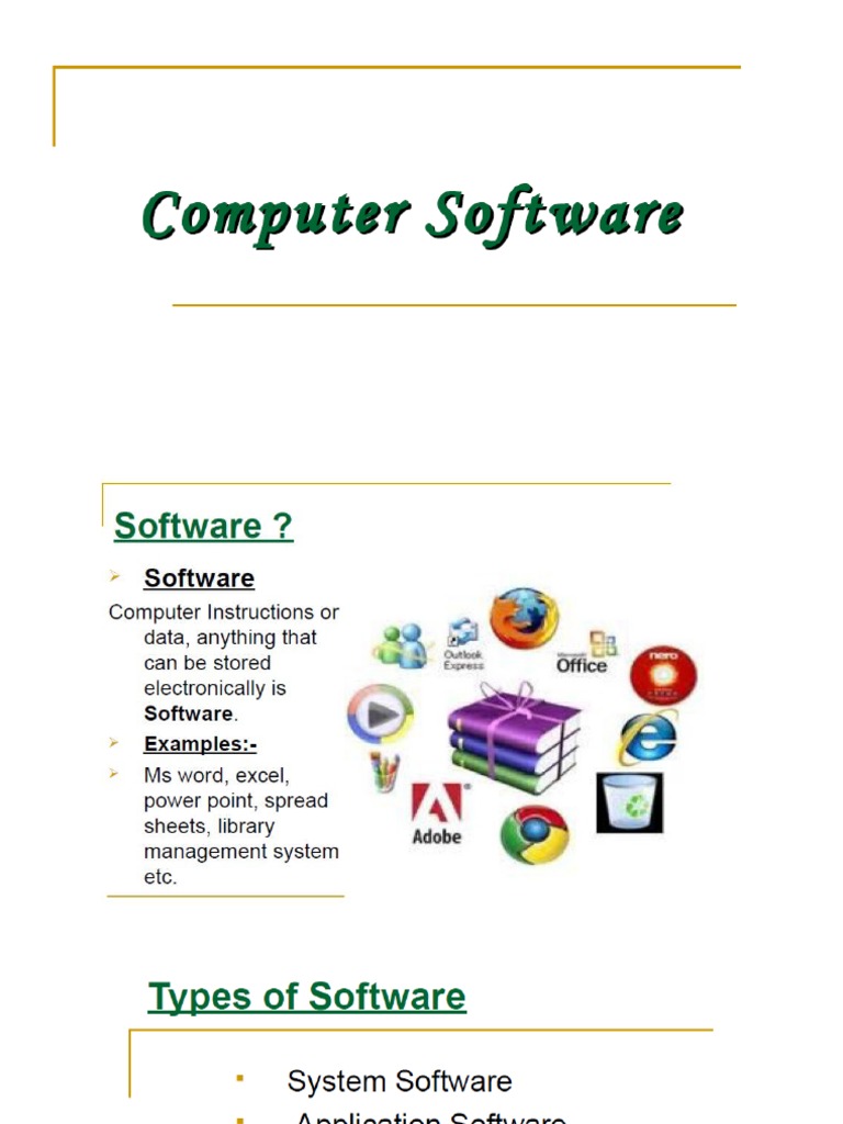 Types of Application Software Explained | PDF