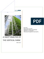 SWOT Analysis of Vertical Farming