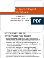 Chapter 1 Introduction To The Export and Import Process