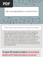 The 1935 Philippines Constitution