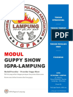 Modul Kontes Guppy Show Lampung1