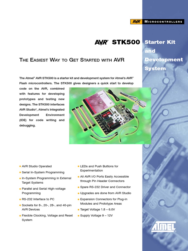 T E W G S AVR: Starter Kit and Development System | PDF | Electrical ...