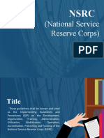 National Service Reserve Corps