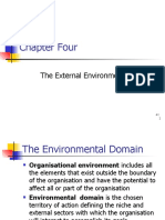 Chapter Four: The External Environment