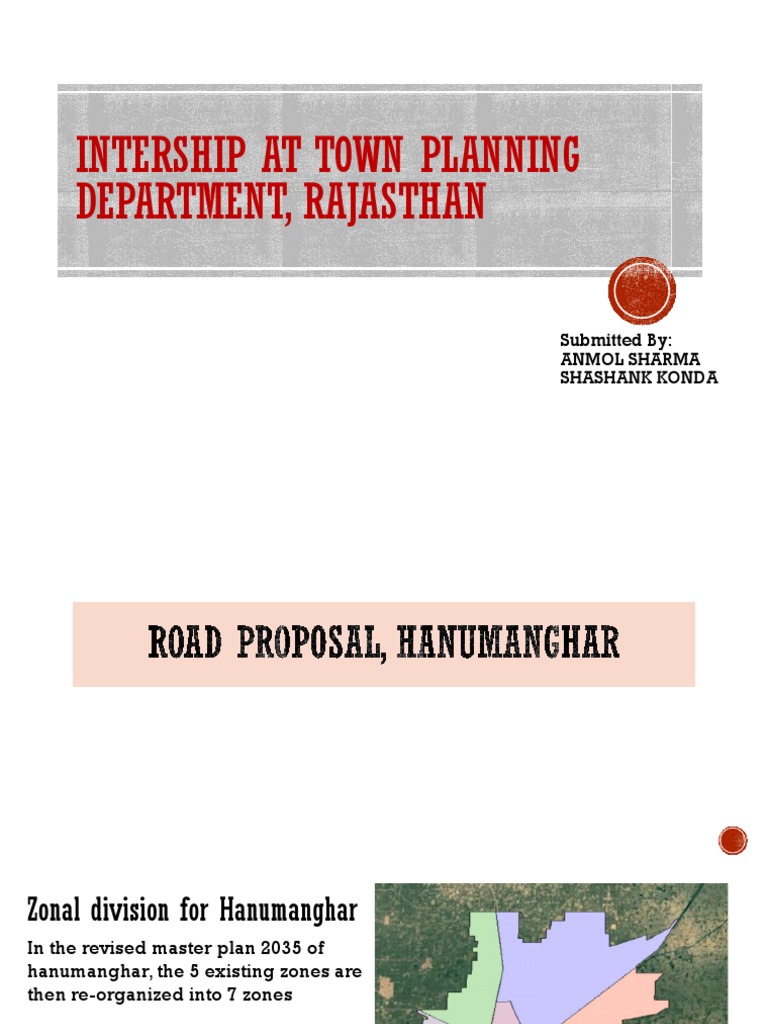 1INTERSHIP at Town Planning Department, Rajasthan PDF