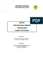 Unit 1 and 2 - Self-Awareness Worksheet - New