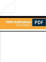 PAM Arbitration Rules 2010-8 Dec2010