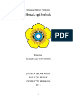 Download Teknik Metallurgi serbuk by Gary Marhaindra SN52387057 doc pdf